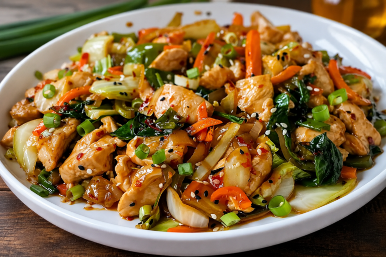 Hähnchen-Kohl-Pfanne – Schnell, aromatisch und perfekt für den Alltag