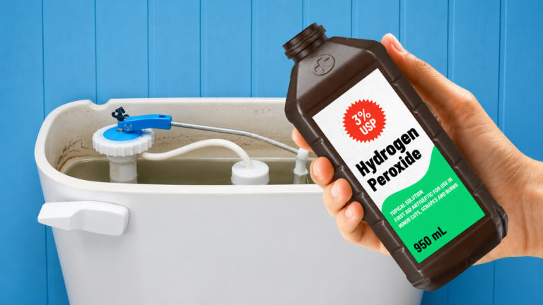 Gießen Sie Wasserstoffperoxid in den Toilettenspülkasten – und erleben Sie den Unterschied!