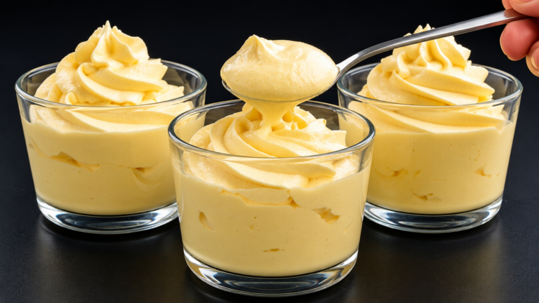 Mousse au citron in nur 5 Minuten! Das cremigste italienische Dessert, das alle begeistert