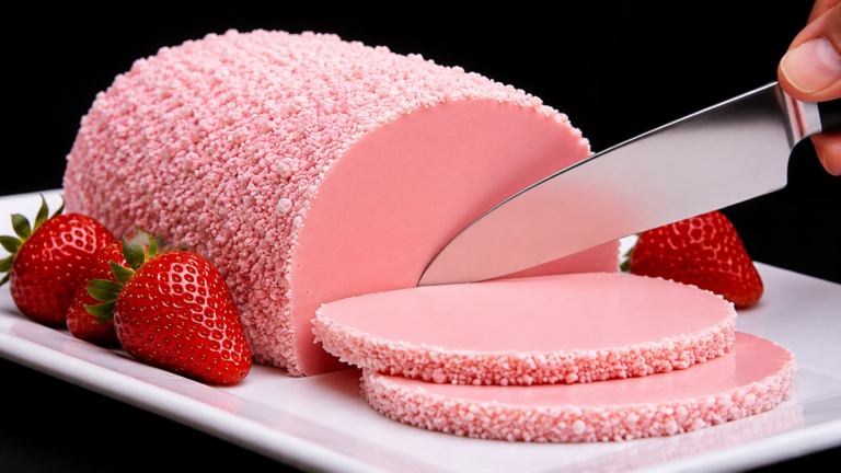 Nur Milch, Erdbeeren und Bananen! Blitzschnelles Dessert in 5 Minuten – ganz ohne Backofen