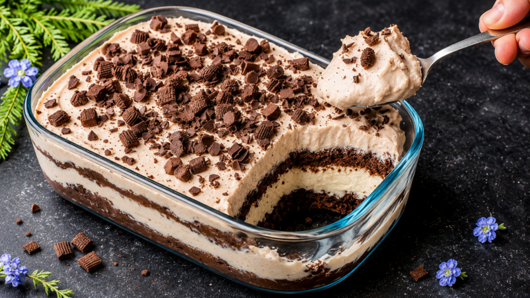Nur 2 Zutaten! Dieses cremige Schichtdessert begeistert alle – einfach, günstig und unglaublich lecker
